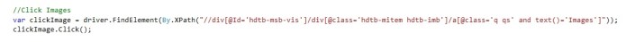 ClickImage code snippet