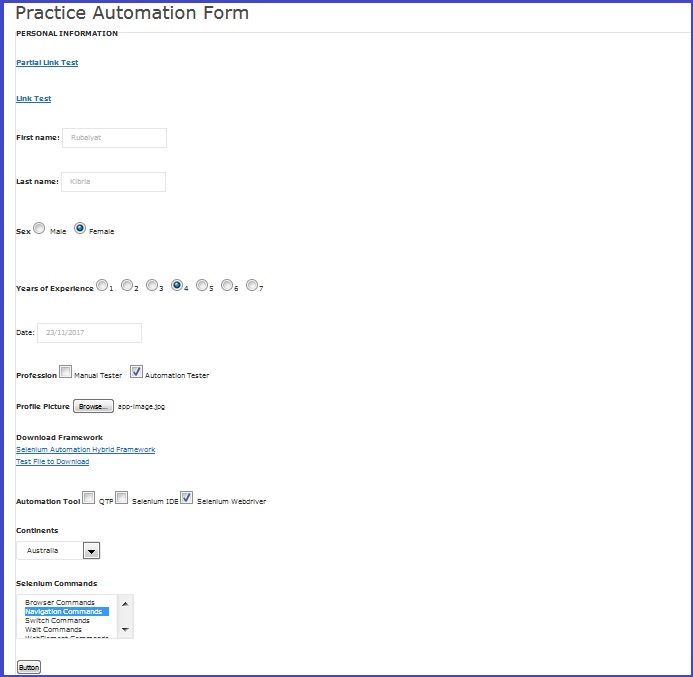 Automate Online Demo Form with Selenium WebDriver and C# – Learn the ...