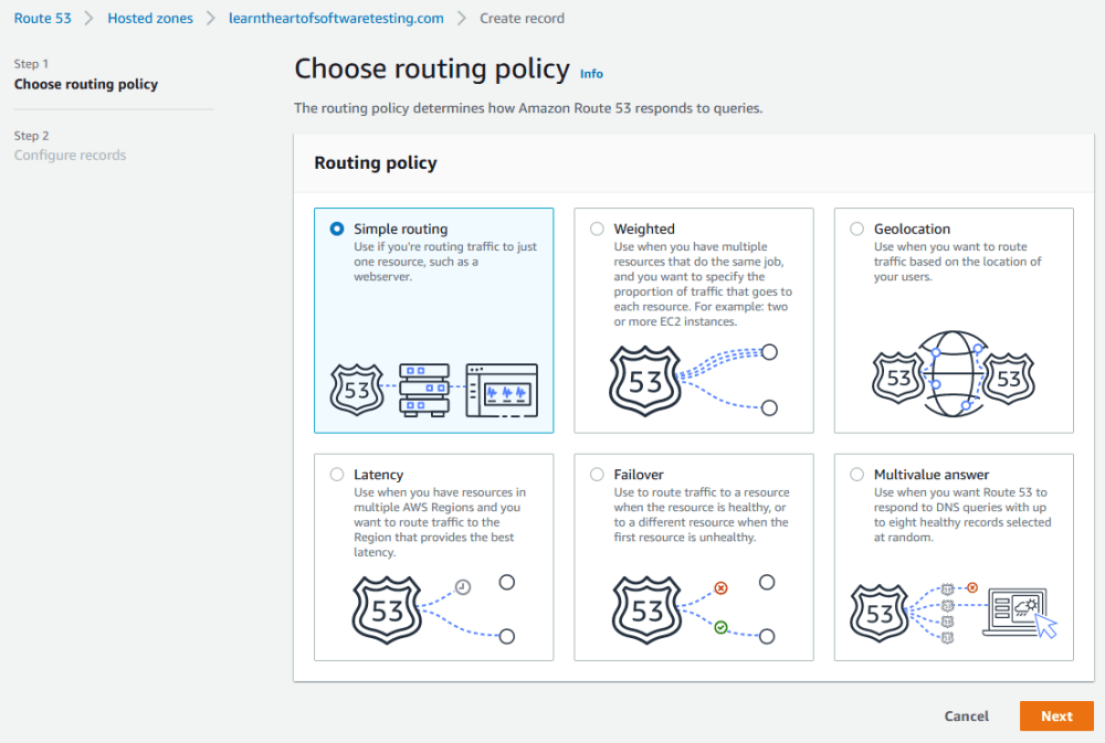 routing policy
